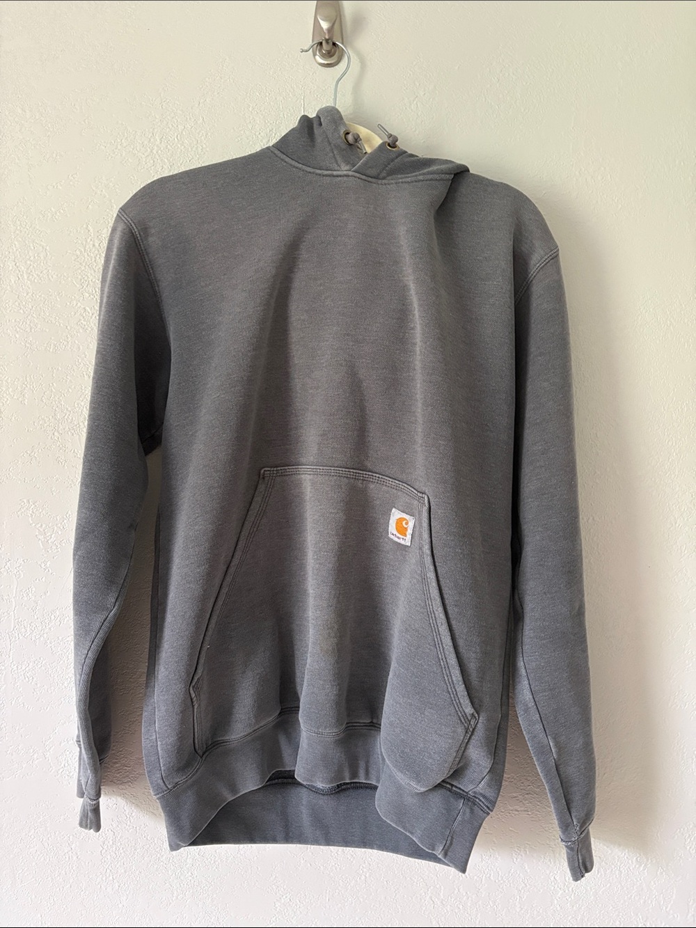 Carhartt Dark Gray Hooded Pullover Sweatshirt